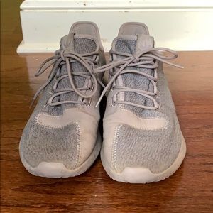 adidas tubular sneakers. light grey.
